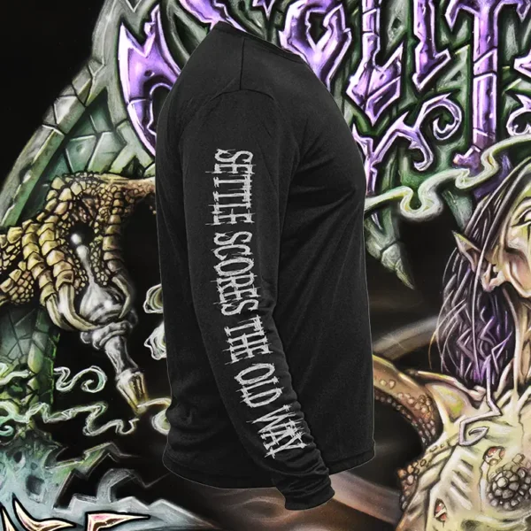 Embrace The Darkness - Settle Scores The Old Way Long Sleeve - Image 4